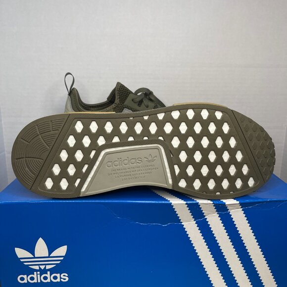 Adidias Men\'s NMD_R1\'s Olive Strata Size 13 NEW